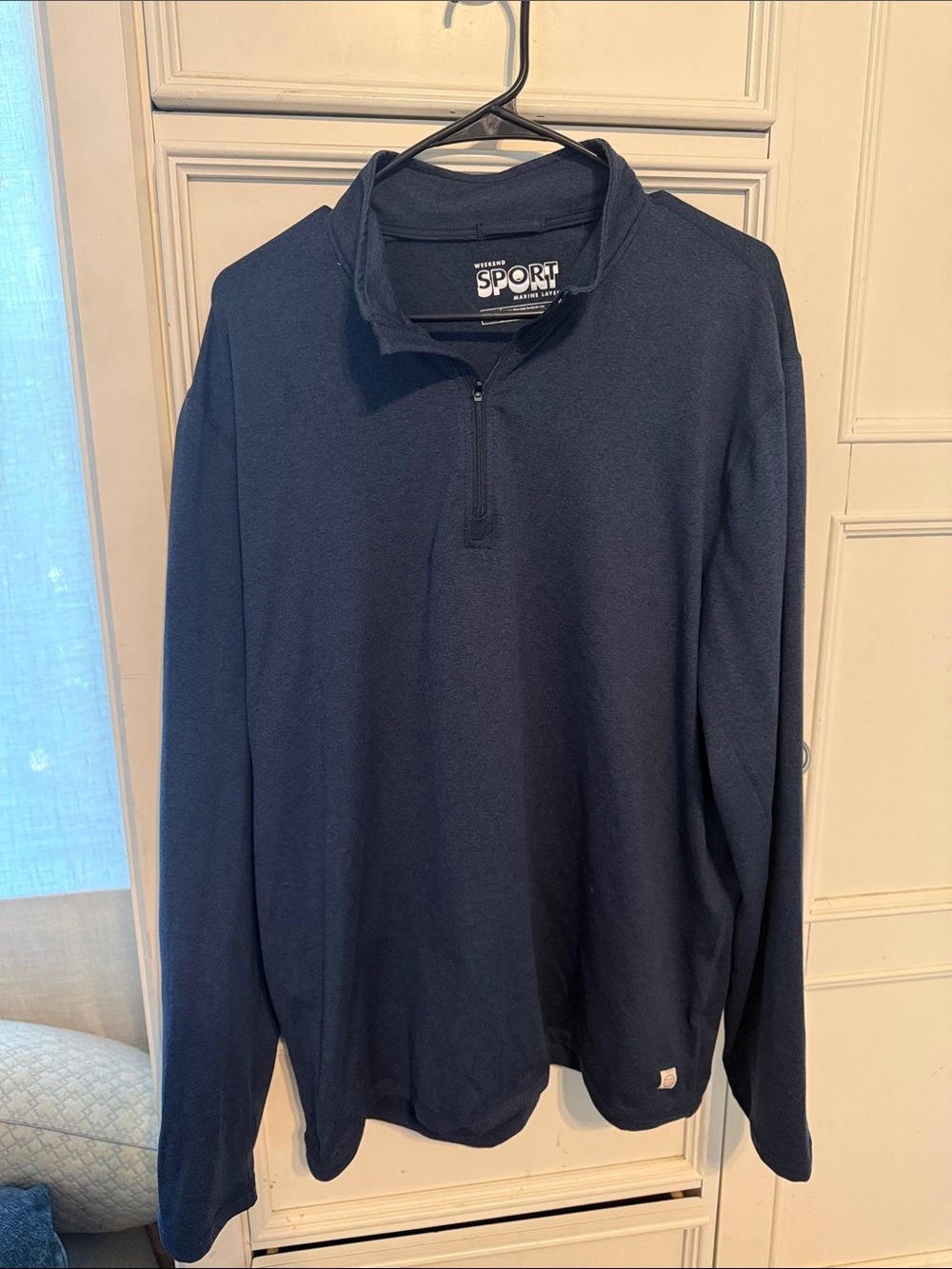 Sporto Men's Navy Half-Zip Sweater